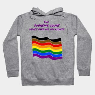 Queer Pride with Stonewall On Back Hoodie